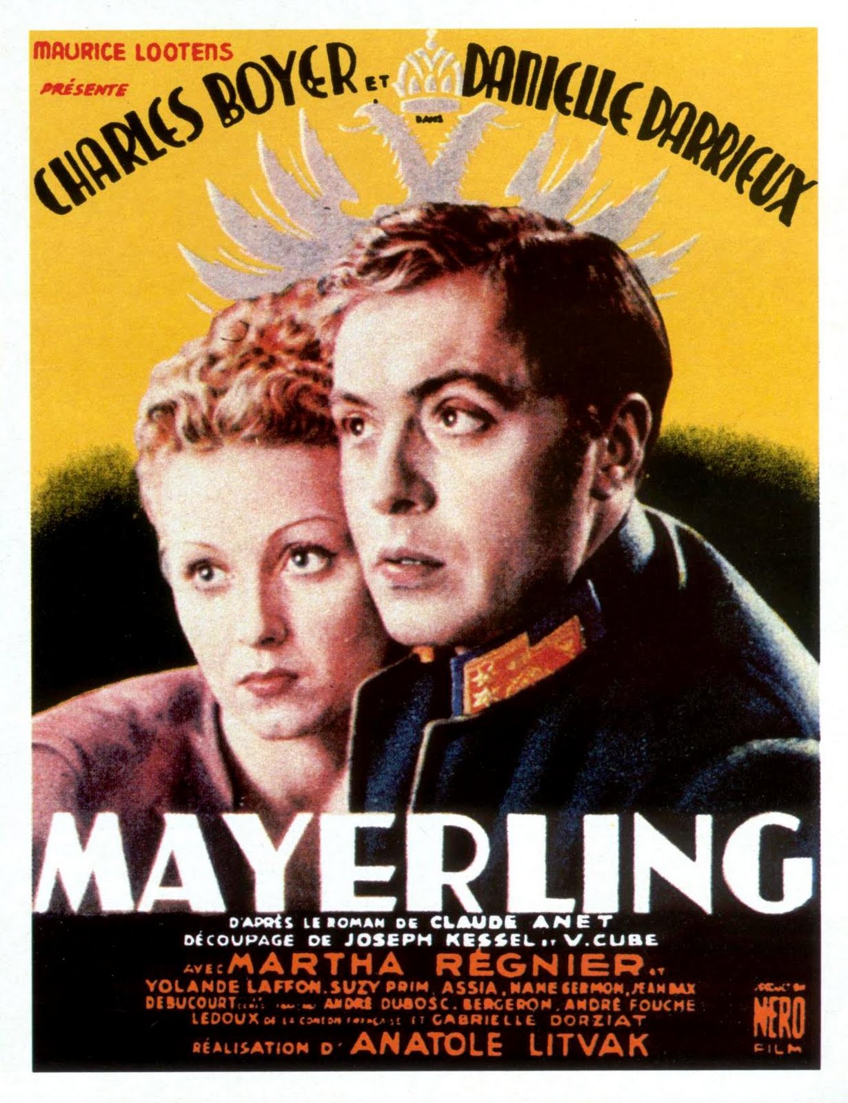 affiche du film Mayerling (1936)