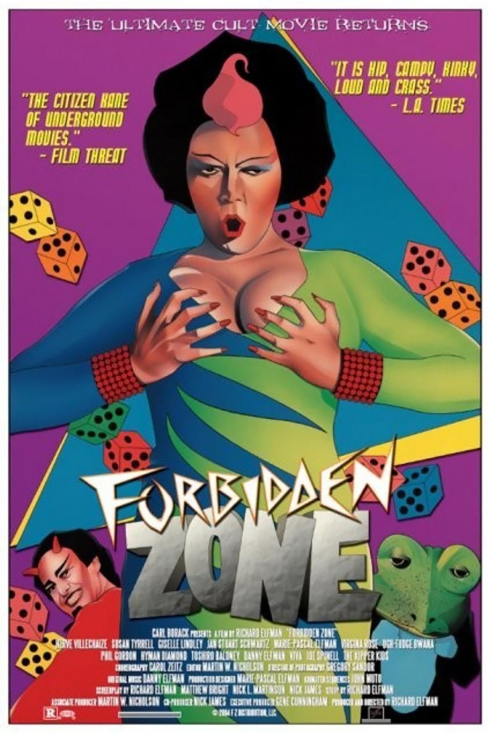 affiche du film Forbidden Zone