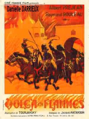 affiche du film Volga en flammes