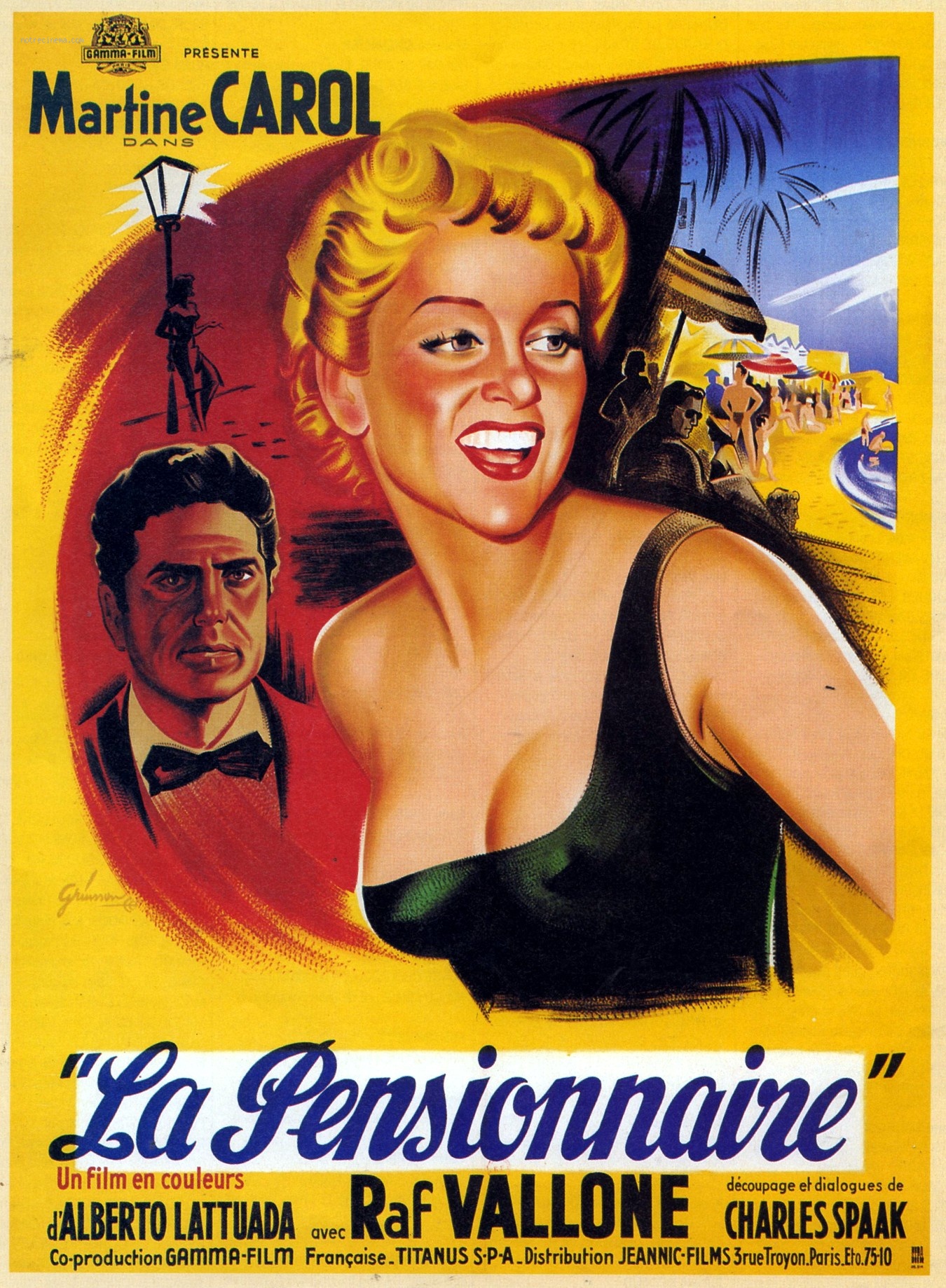 affiche du film La Pensionnaire