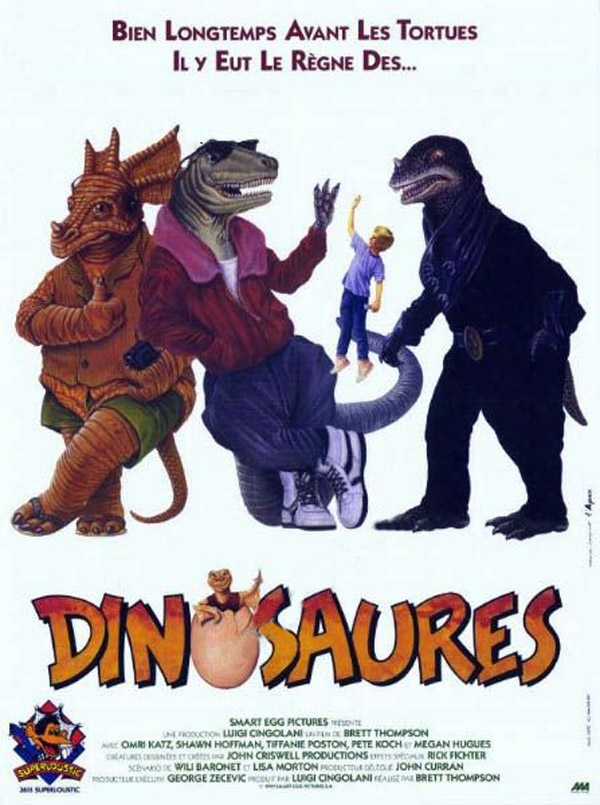 affiche du film Dinosaures