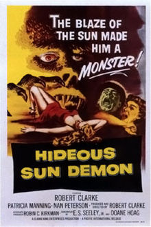 affiche du film The Hideous sun demon