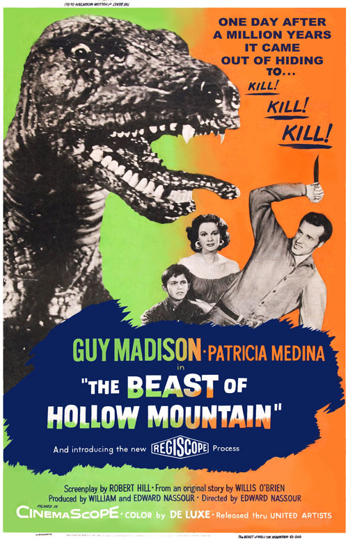 affiche du film The Beast of Hollow Mountain