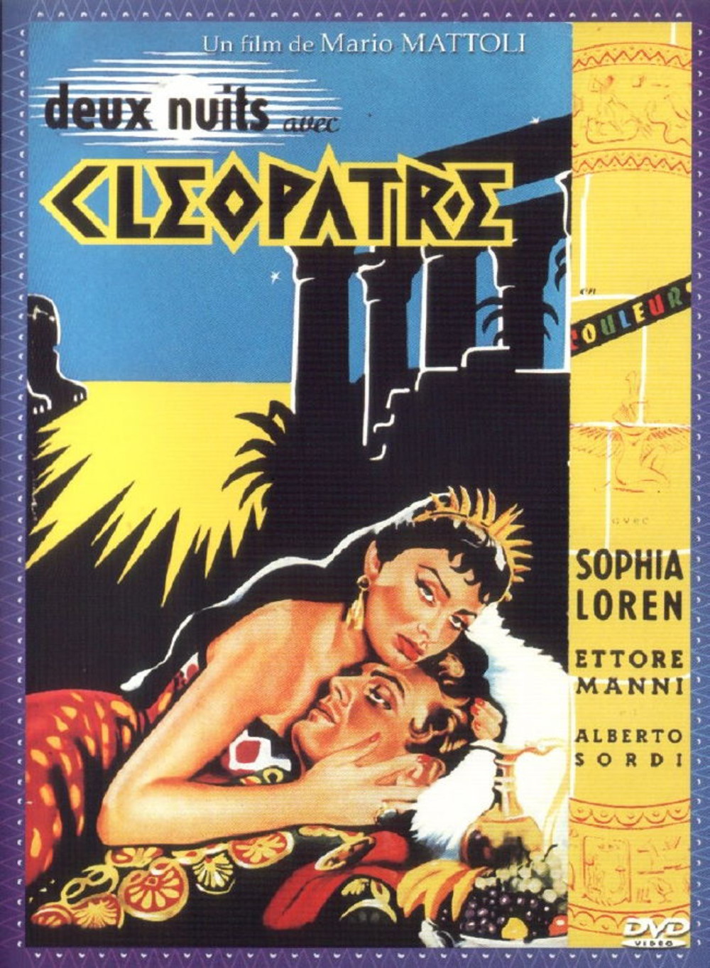 affiche du film Deux nuits avec Cléopâtre