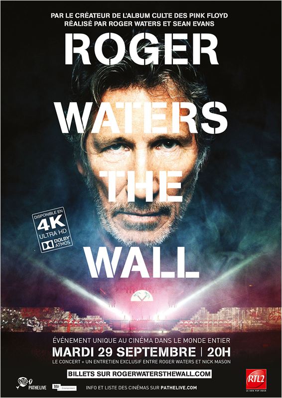 affiche du film Roger Waters: The Wall