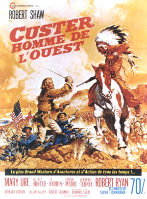 affiche du film Custer, l'homme de l'ouest