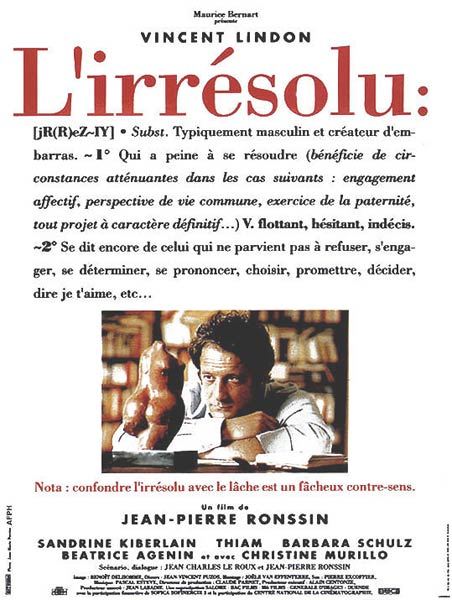 affiche du film L'Irrésolu