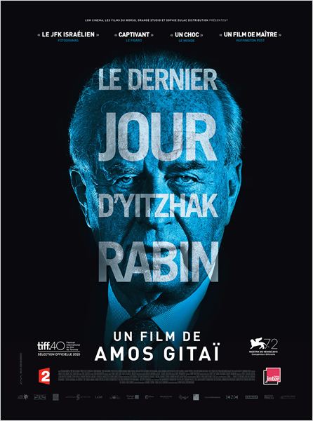affiche du film Le dernier jour d’Yitzhak Rabin