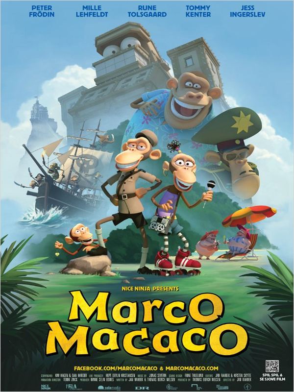 affiche du film Marco Macaco: l'île aux pirates