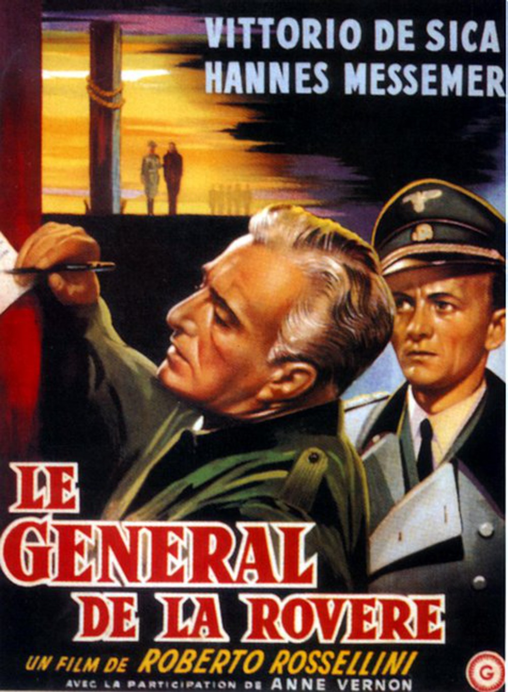 affiche du film Le général della Rovere