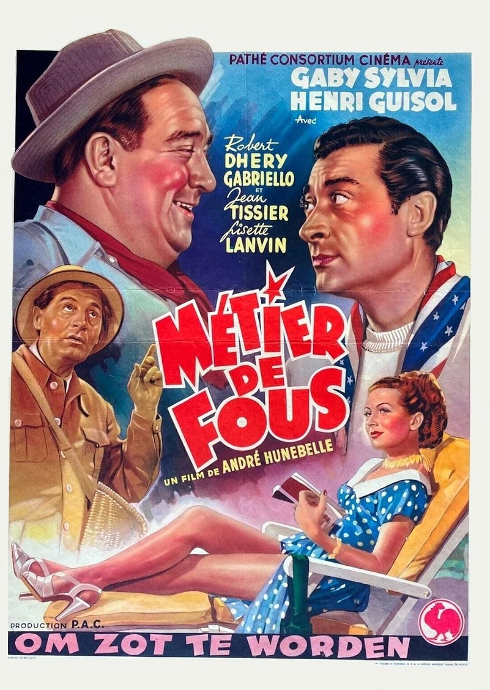affiche du film Métier de fous