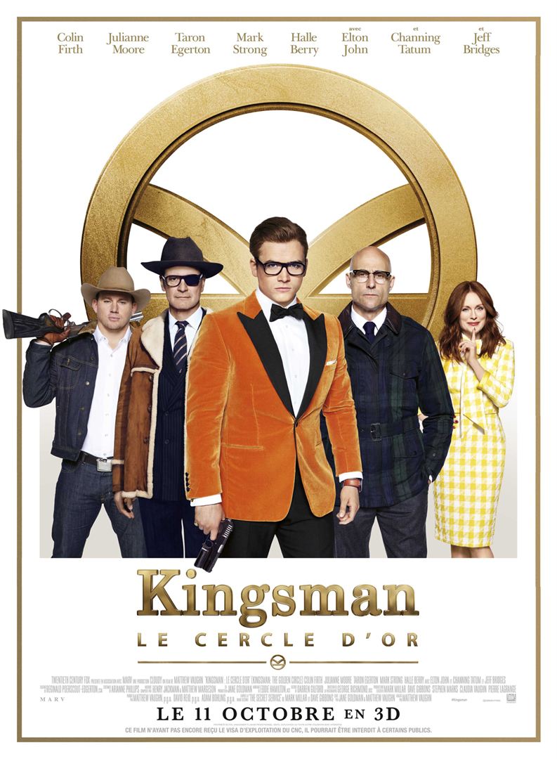 affiche du film Kingsman : Le Cercle d'or
