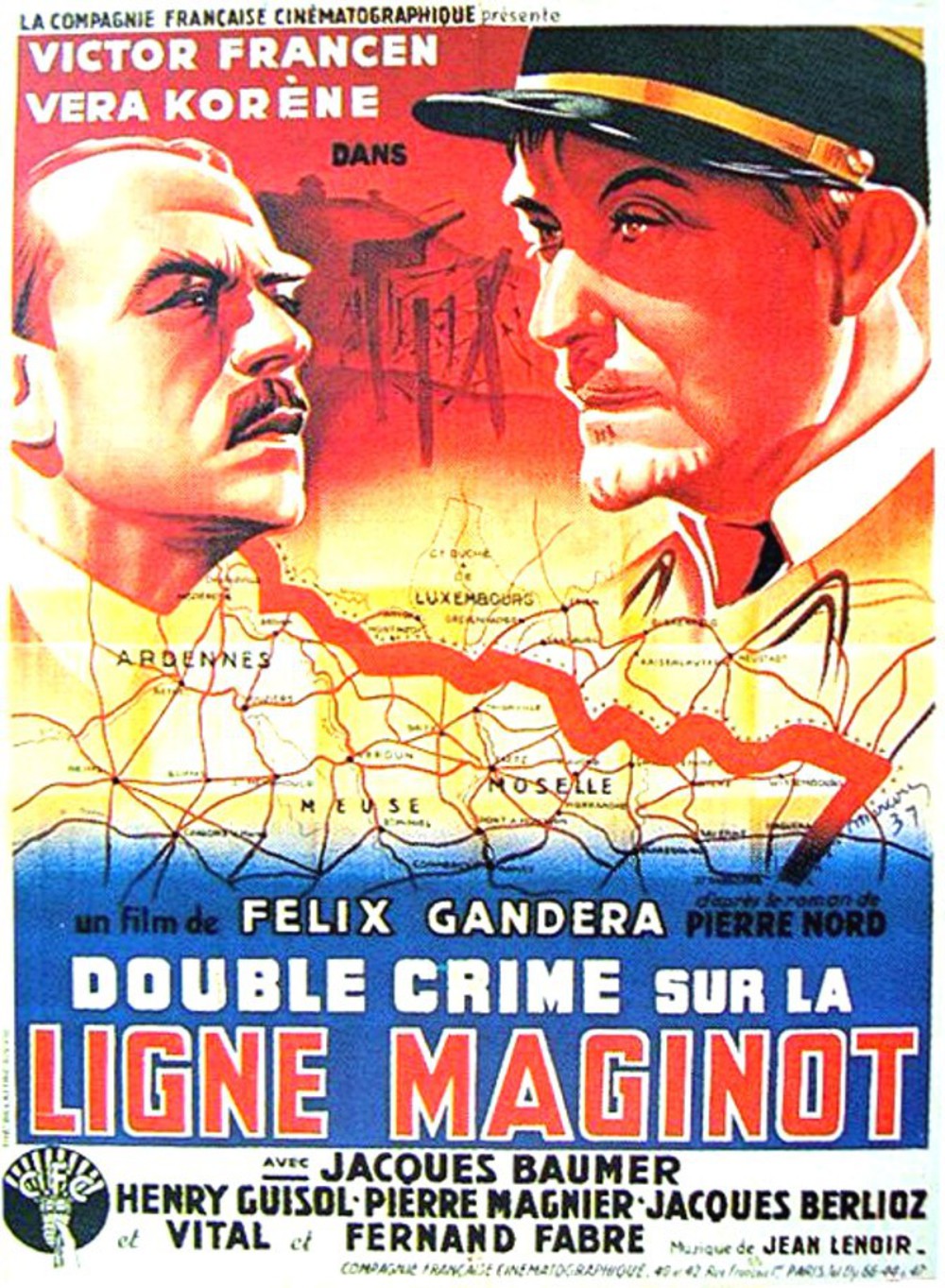 affiche du film Double crime sur la ligne Maginot