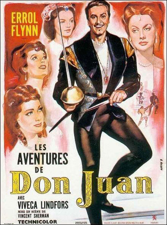 affiche du film Les aventures de Don Juan