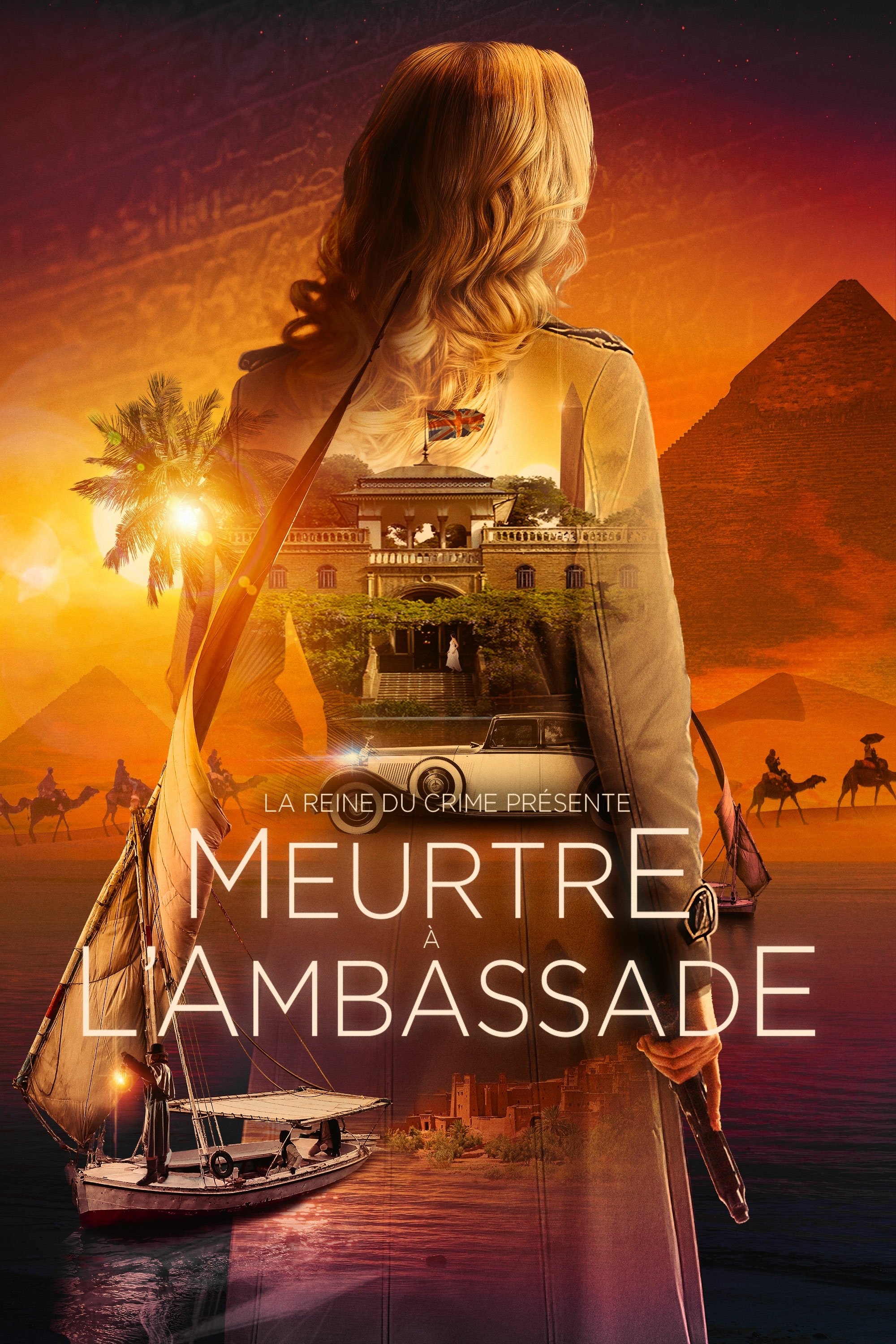 affiche du film La reine du crime présente : Meurtre à l'Ambassade