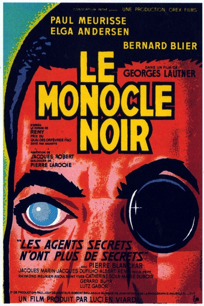 affiche du film Le monocle noir