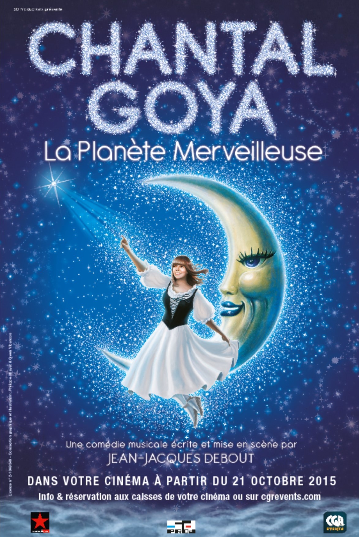 affiche du film Chantal Goya : La planète merveilleuse au Palais des Congrès de Paris 2014