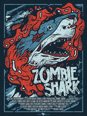 affiche du film Zombie Shark