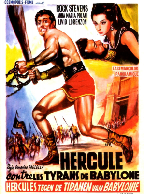 affiche du film Hercule contre les tyrans de Babylone