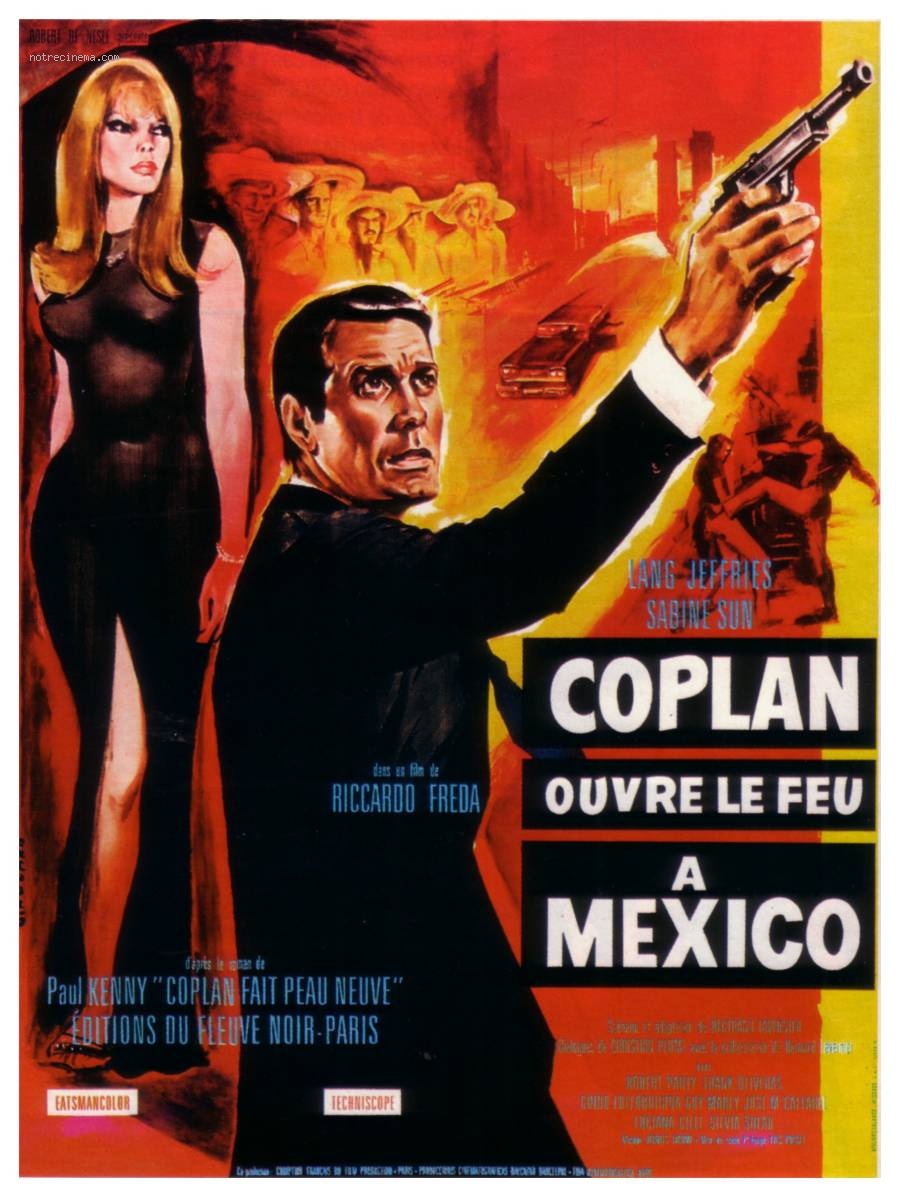 affiche du film Coplan ouvre le feu à Mexico