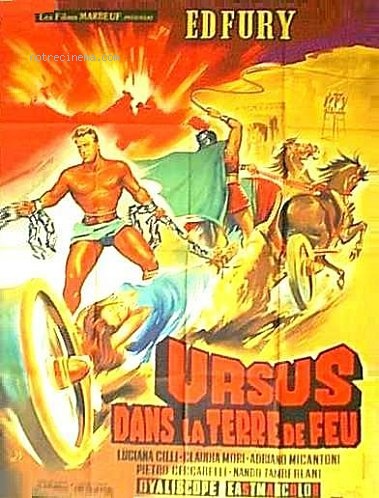 affiche du film Ursus dans la vallée du feu