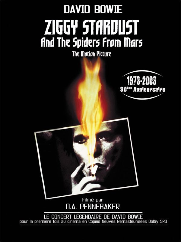 affiche du film David Bowie: Ziggy Stardust & The Spiders From Mars