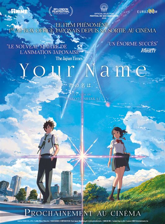 affiche du film Your Name