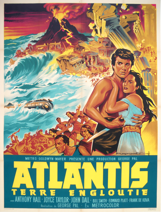 affiche du film Atlantis, terre engloutie