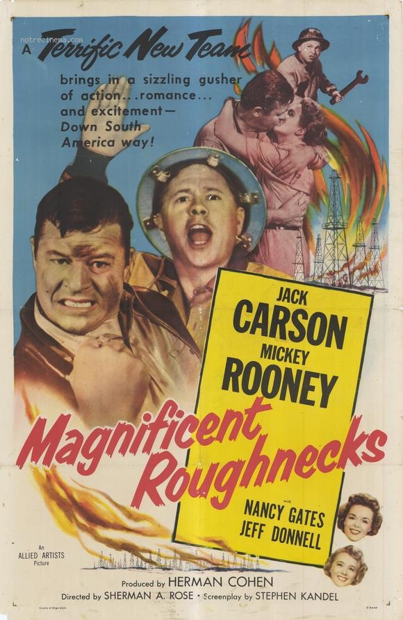 affiche du film Magnificent Roughnecks