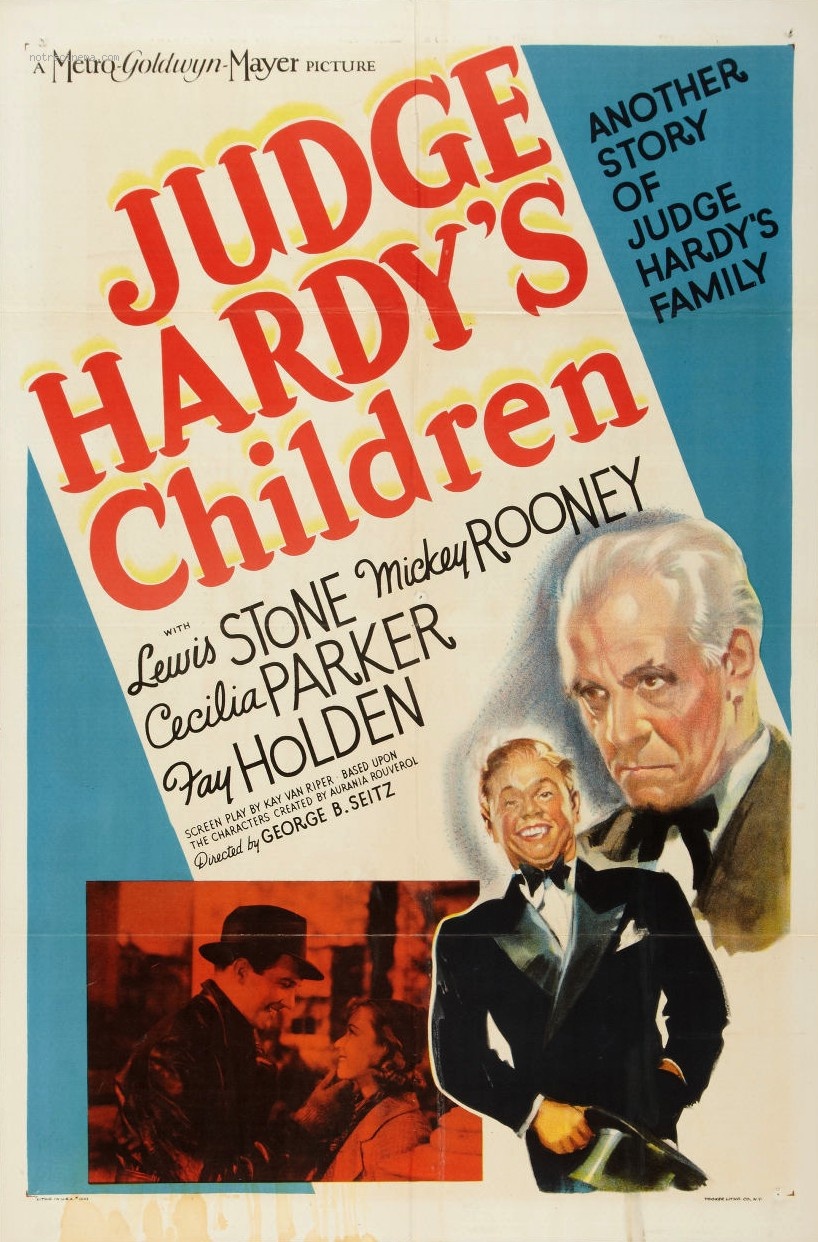 affiche du film Judge Hardy's Children