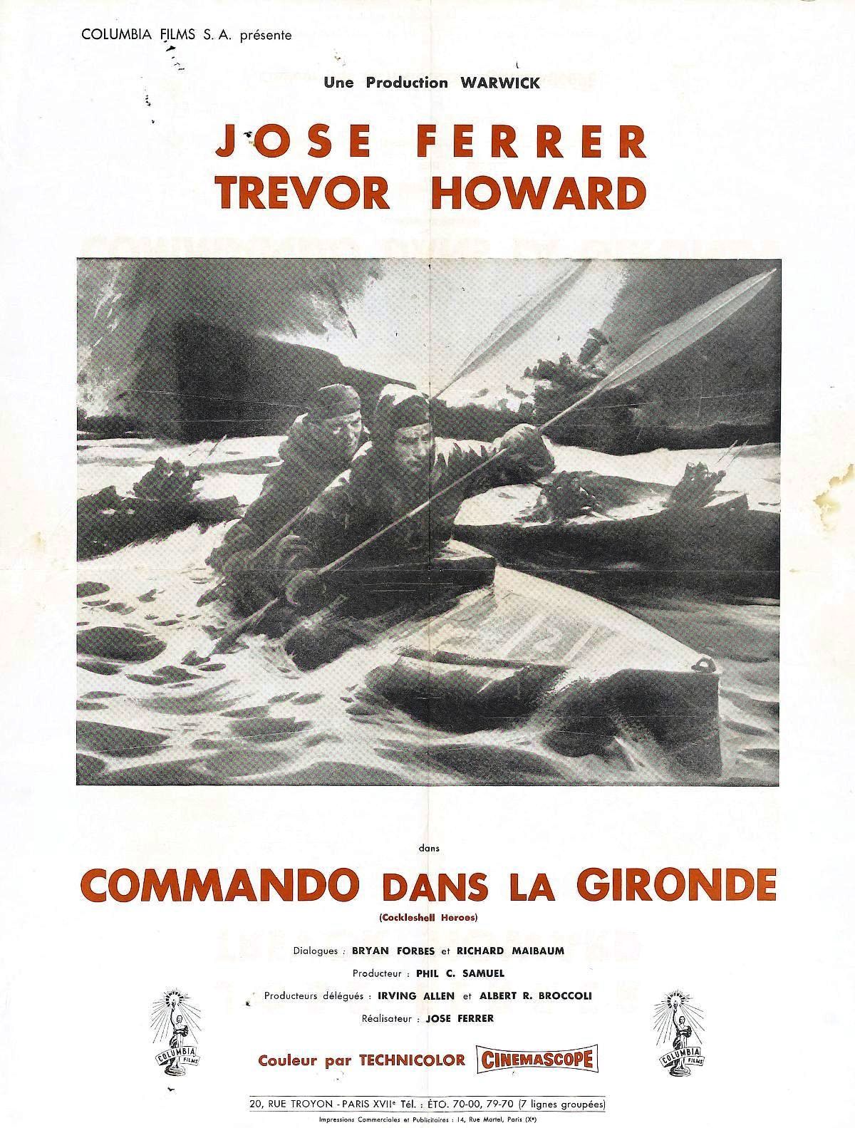 affiche du film Commando sur la Gironde