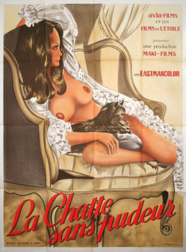 affiche du film La chatte sans pudeur