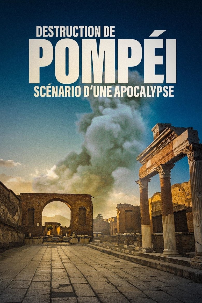 affiche du film Destruction de Pompéi scénario d'une apocalypse
