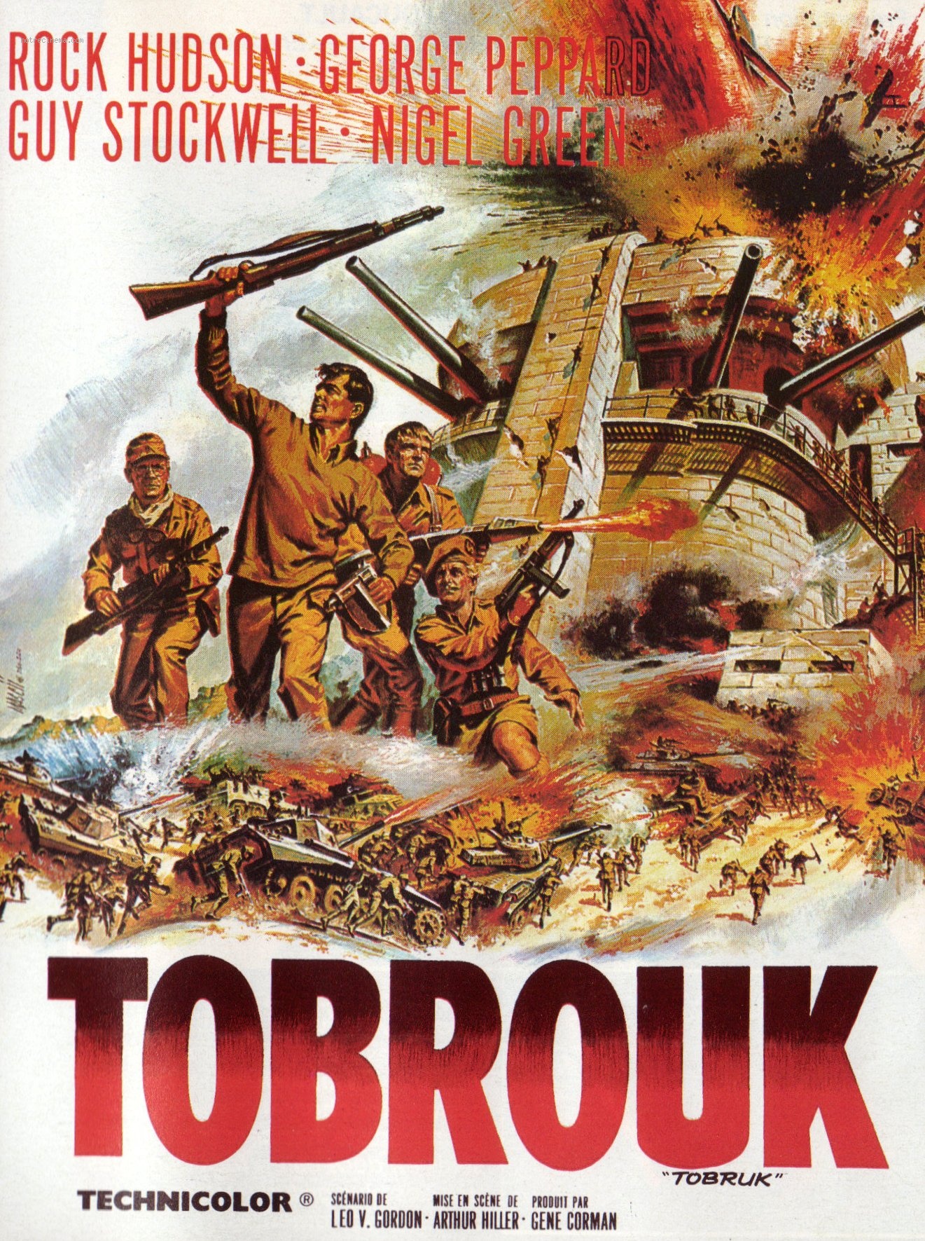 affiche du film Tobrouk, commando pour l'enfer