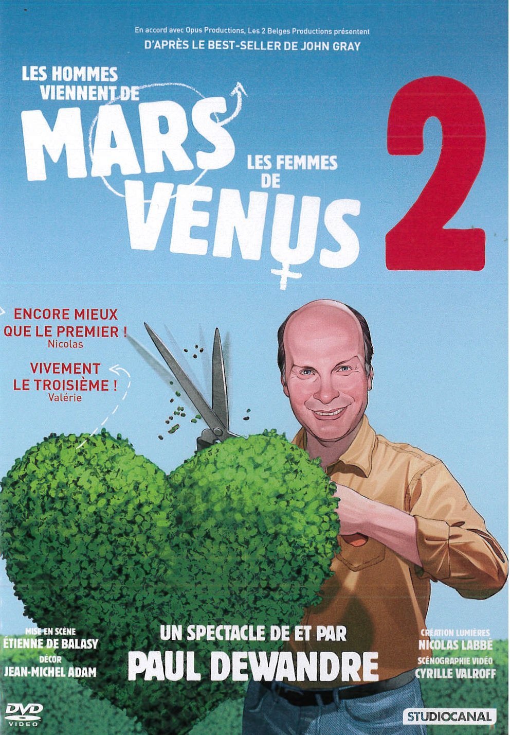affiche du film Les Hommes viennent de Mars, les femmes de Vénus 2