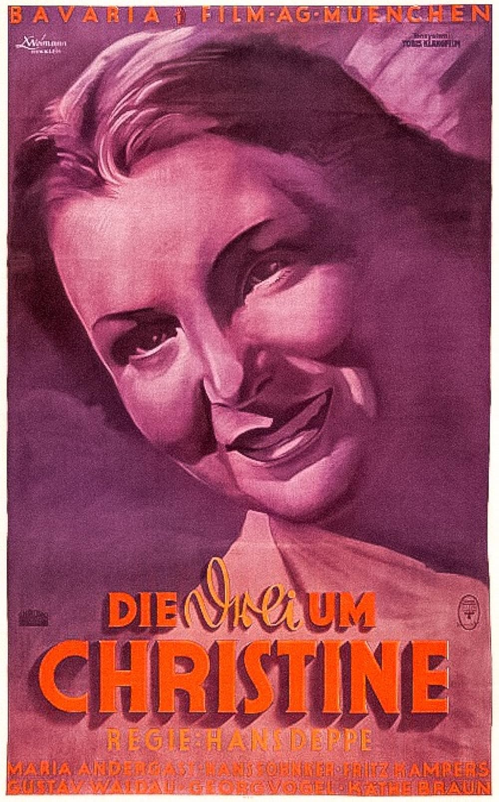 affiche du film Die Drei um Christine