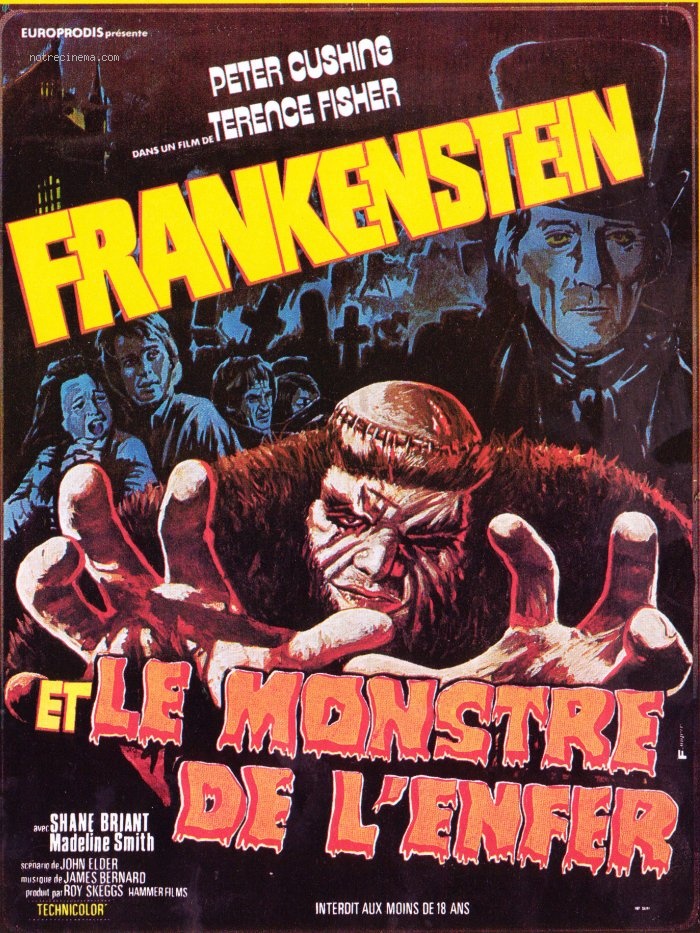 affiche du film Frankenstein et le monstre de l'enfer