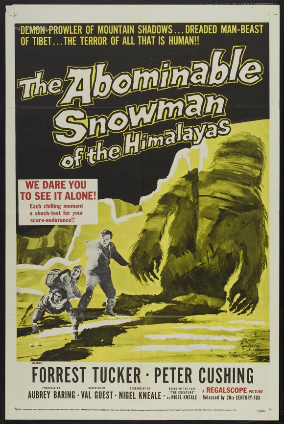 affiche du film Le Redoutable homme des neiges