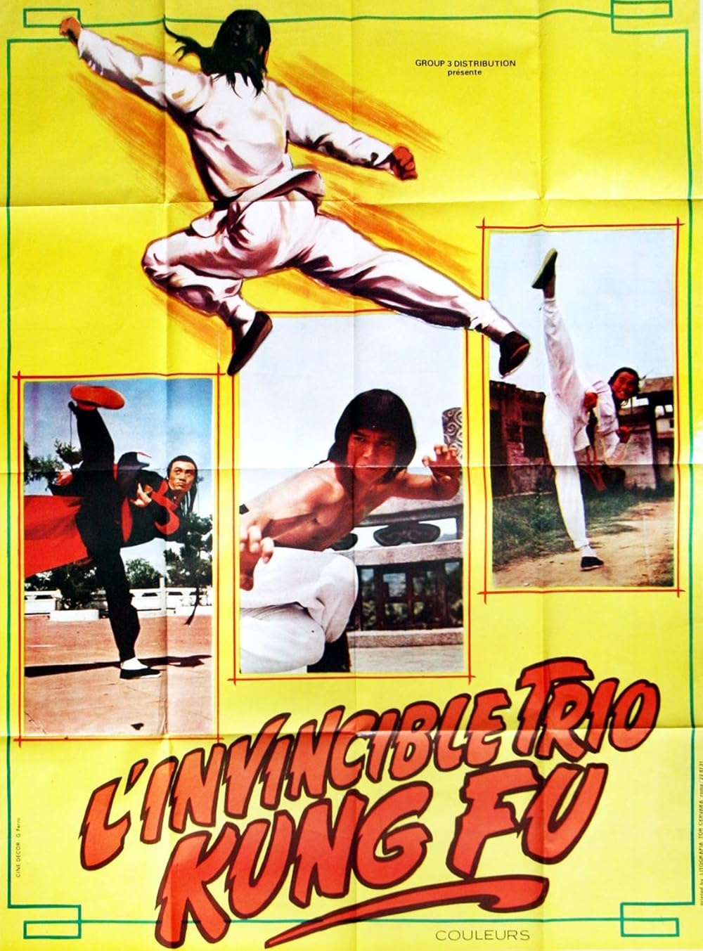 affiche du film L'Invincible Trio Kung Fu