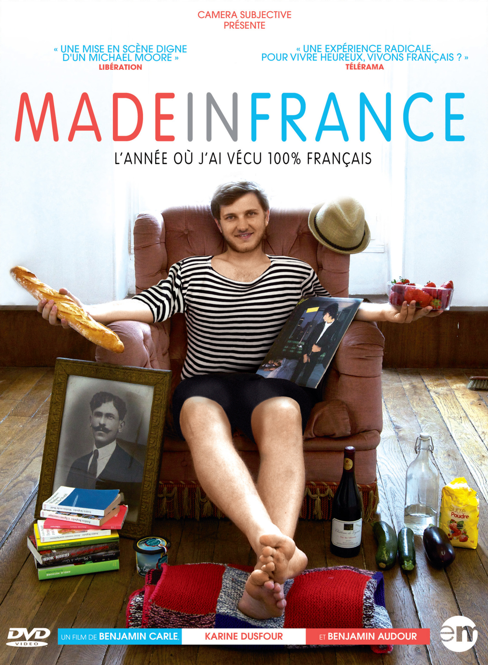 affiche du film Made in France, l'année ou j'ai vécu 100% français