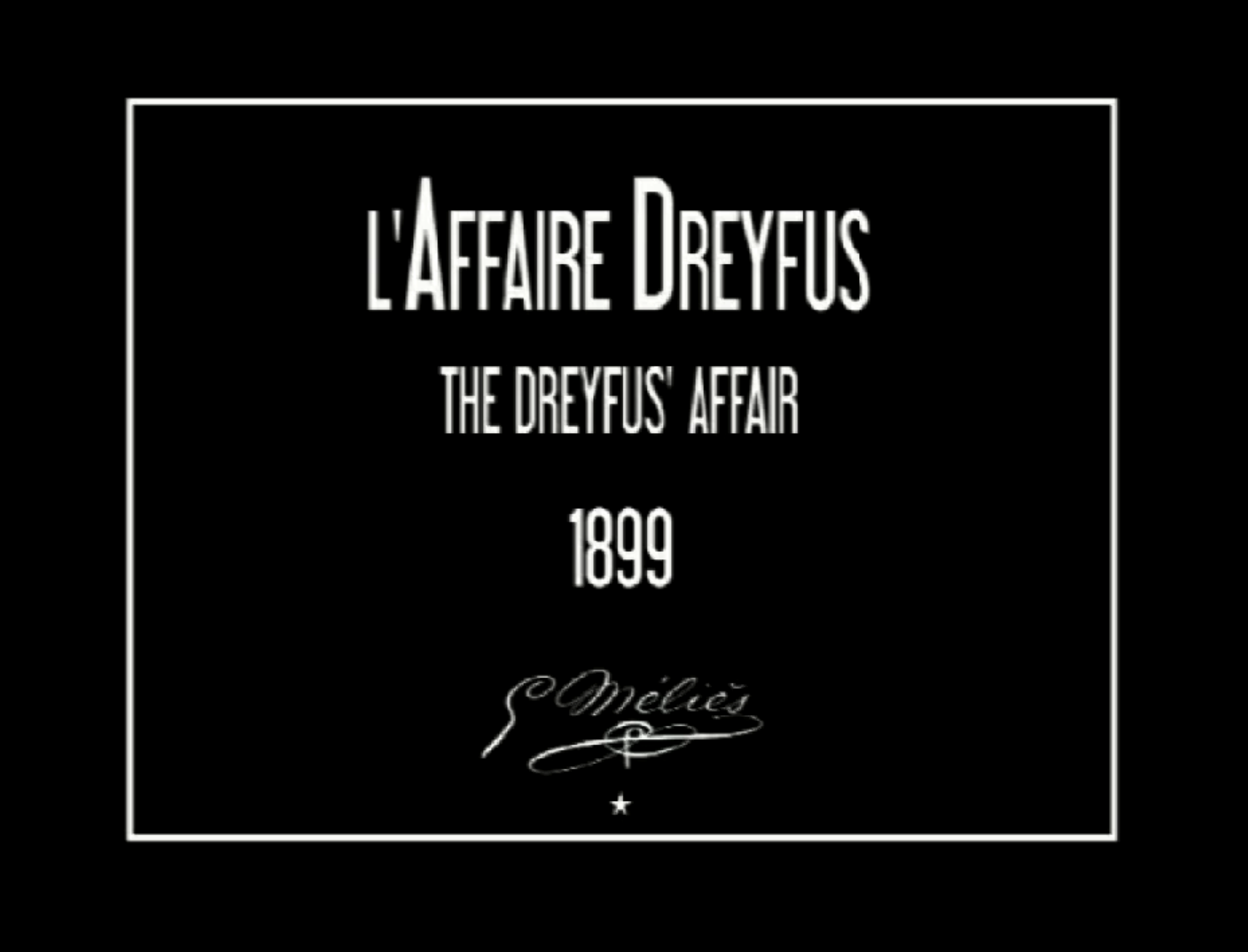 affiche du film L'Affaire Dreyfus