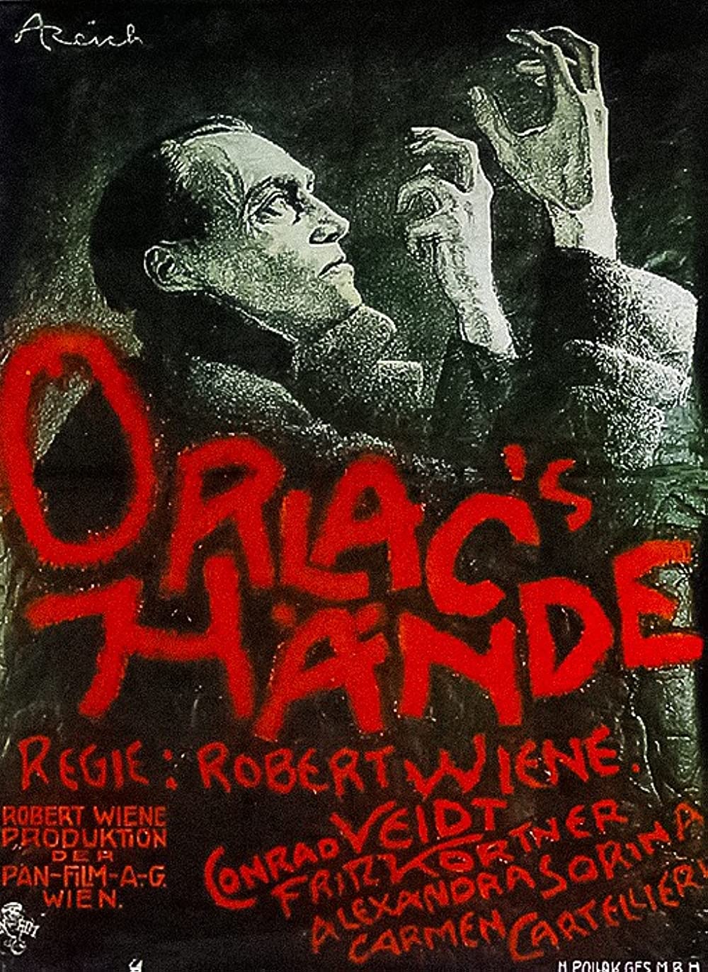affiche du film Les Mains D'Orlac