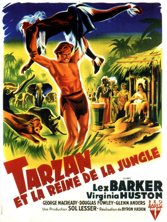 affiche du film Tarzan et la reine de la jungle