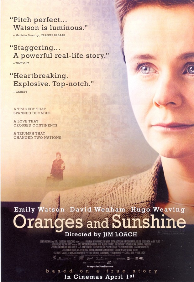 affiche du film Oranges and Sunshine