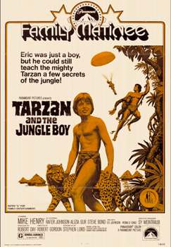 affiche du film Tarzan et l'enfant de la jungle
