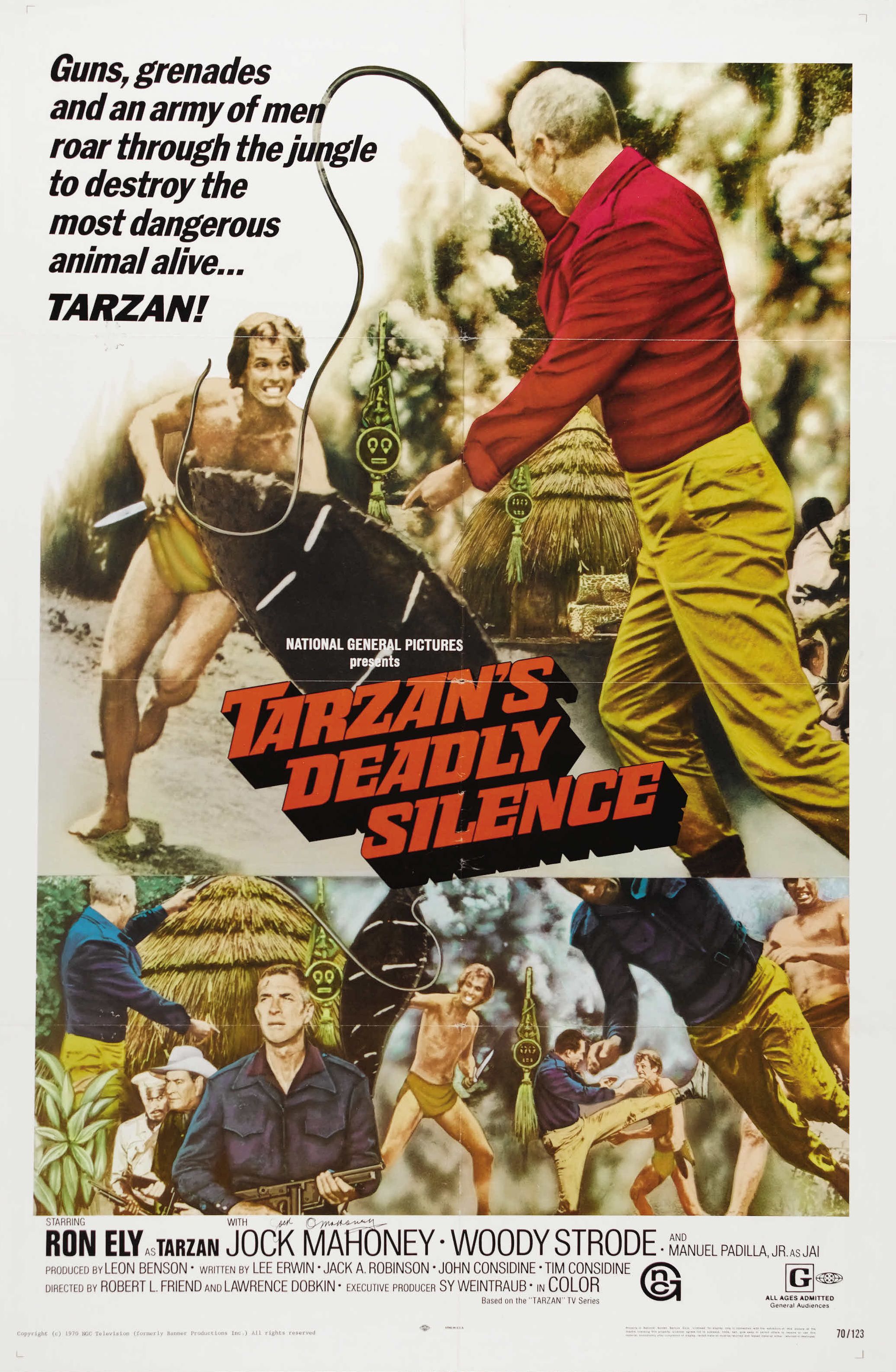 affiche du film Tarzan et le silence de la mort