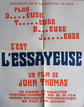 affiche du film L'Essayeuse