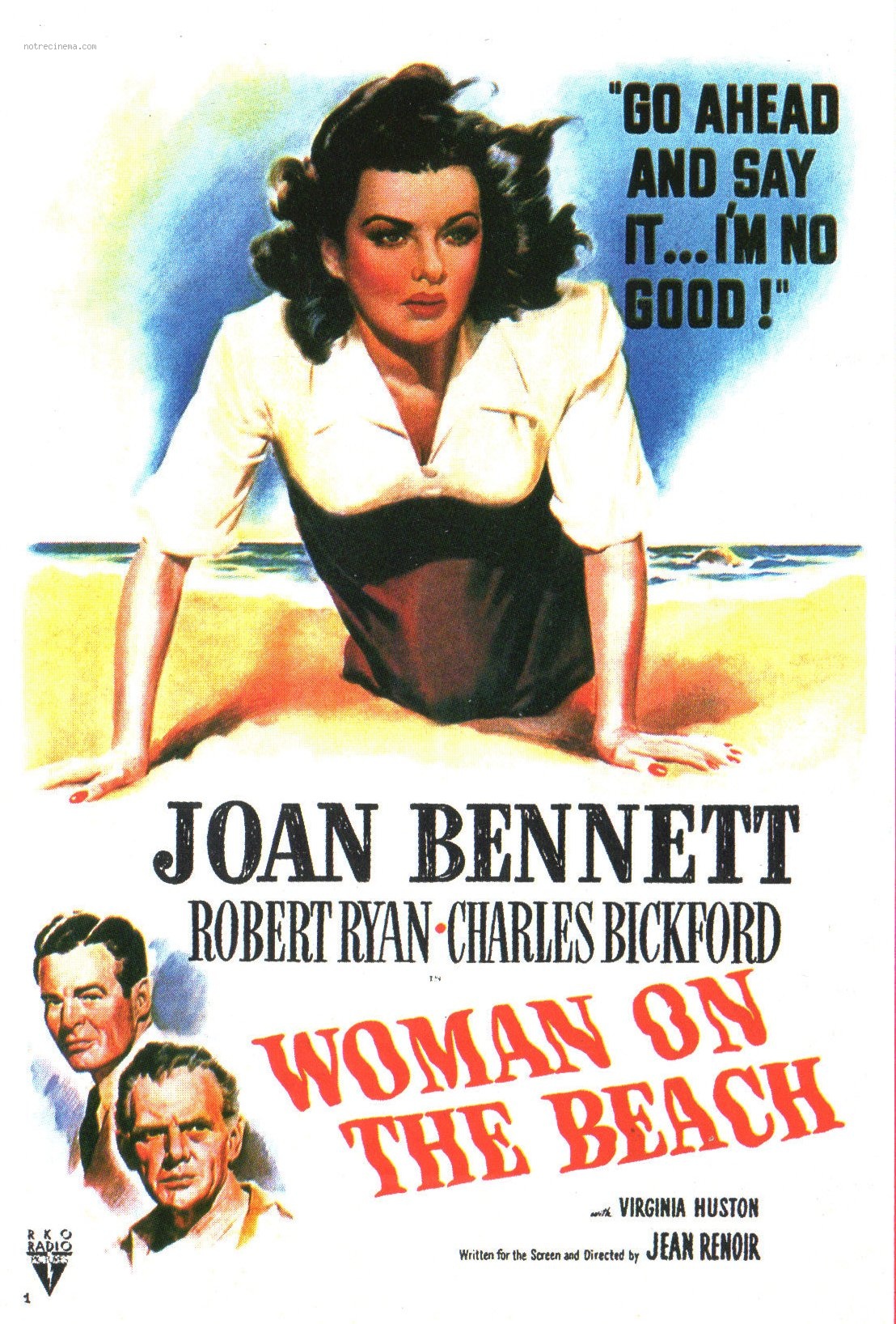 affiche du film La Femme sur la plage