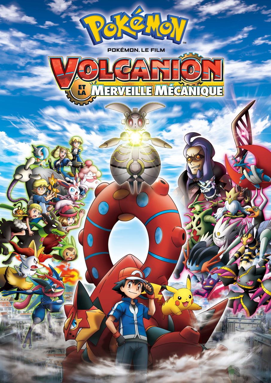 affiche du film Pokémon, le film : Volcanion et la Merveille Mécanique