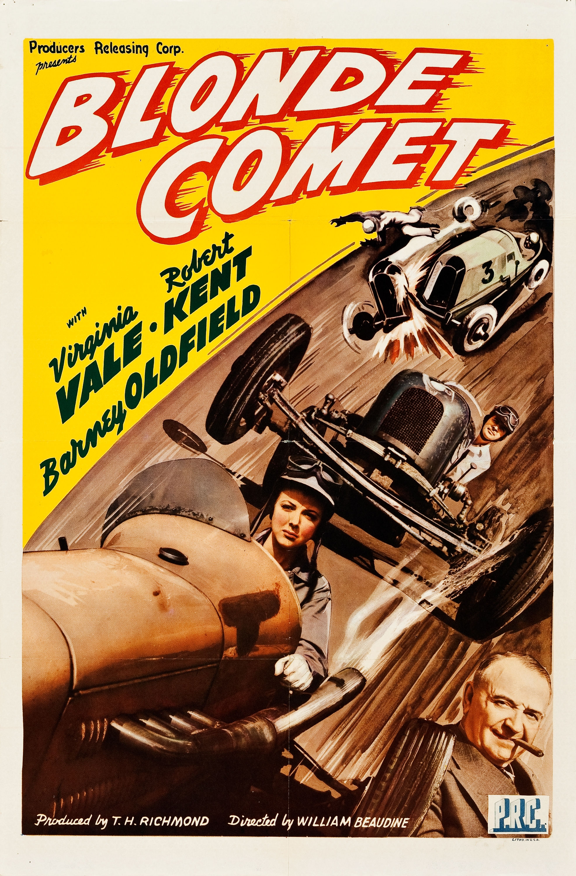 affiche du film Blonde Comet